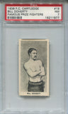 1938 Bill Doherty F.C. Cartledge MINI FAMOUS PRIZE FIGHTERS PSA 7 #19 Middleweight 1977