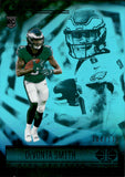 2021 DeVonta Smith Panini Illusions TEAL ROOKIE 104/175 RC #63 Philadelphia Eagles