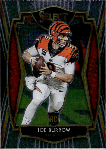 2020 Joe Burrow Panini Select PREMIER LEVEL ROOKIE RC #146 Cincinnati Bengals 1