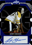 2025 Gerry Cheevers Leaf Metal Legends Hockey BLUE AUTO 2/4 AUTOGRAPH #BC-GC2 Boston Bruins