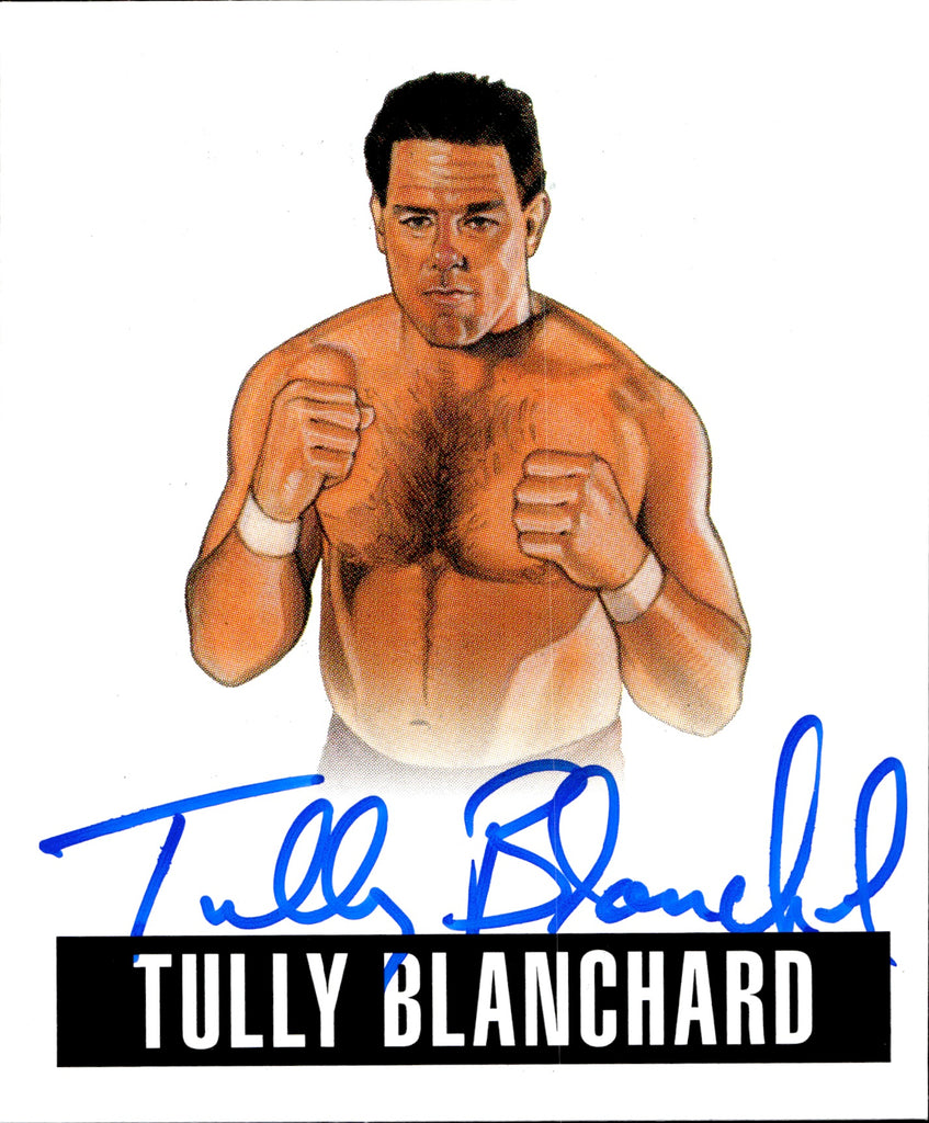 2014 Tully Blanchard Leaf Originals Wrestling AUTO AUTOGRAPH #TB1 Four