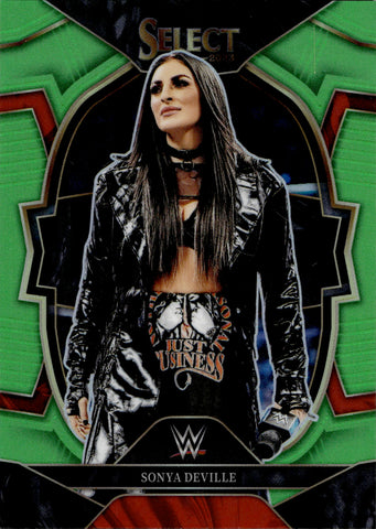 2023 Sonya Deville Panini Select NEON GREEN CONCOURSE 01/75 #74 Friday Night Smackdown