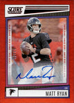 2022 Matt Ryan Panini Score RED ZONE AUTO 03/20 AUTOGRAPH #40 Atlanta Falcons