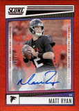 2022 Matt Ryan Panini Score RED ZONE AUTO 03/20 AUTOGRAPH #40 Atlanta Falcons