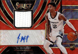 2019-20 Ja Morant Panini Select RED WAVE ROOKIE JERSEY AUTO AUTOGRAPH RELIC RC #RJA-JMT Memphis Grizzlies