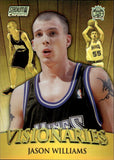 1999-00 Jason Williams Topps Stadium Club Chrome VISIONARIES REFRACTOR #V3 Sacramento Kings 2