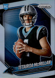 2025 Tetairoa McMillan Panini Prizm HOLO SILVER VARIATION ROOKIE RC #401 Carolina Panthers