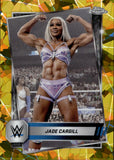 2025 Jade Cargill Topps Chrome Sapphire GOLD REFRACTOR 39/50 #25 Friday Night Smackdown