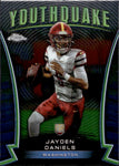 2024 Jayden Daniels Topps Chrome YOUTHQUAKE ROOKIE RC #Y-3 Washington Commanders