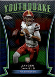 2024 Jayden Daniels Topps Chrome YOUTHQUAKE ROOKIE RC #Y-3 Washington Commanders