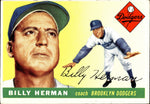 1955 Billy Herman Topps #19 Brooklyn Dodgers BV $20 2