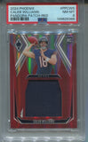 2024 Caleb Williams Panini Phoenix RED PANDORA ROOKIE JERSEY 75/99 RELIC RC PSA 8 #PPC-WS Chicago Bears 6368