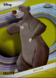 2025 Baloo Topps Chrome Disney YELLOW REFRACTOR 162/275 #106 The Jungle Book