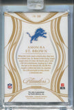 2025 Amon-Ra St. Brown Panini Flawless RUBY RED 23/25 #20 Detroit Lions