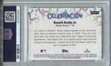 2024 Ronald Acuna Jr. Topps Chrome CELEBRACION PSA 10 #14 Atlanta Braves 4255