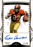 2022 Ken Houston Leaf Trinity AUTO 17/40 AUTOGRAPH #BA-KH1 Washington Redskins