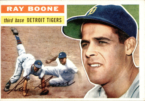 1956 Ray Boone Topps #6 Detroit Tigers BV $40