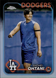 2024 Shohei Ohtani Topps Chrome IMAGE VARIATION REFRACTOR #1 Los Angeles Dodgers MVP