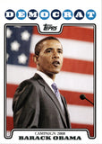 2008 Barack Obama Topps CAMPAIGN 2008 #C08-BO President of the United States 9