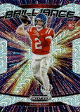 2025 Jaxson Dart Panini Prizm Draft Picks MOJO BRILLIANCE ROOKIE 06/25 RC #11 New York Giants