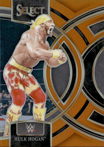 2024 Hulk Hogan Panini Select PREMIER LEVEL ORANGE 34/49 #149 WWE Legend