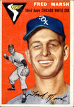 1954 Fred Marsh Topps #218 Chicago White Sox BV $30