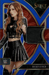 2023 Becky Lynch Panini Select WWE BLUE SELECTIVE SWATCHES SHIRT 12/49 RELIC #SW-BLY Monday Night Raw