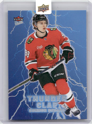 2024-25 Connor Bedard Upper Deck Fleer Ultra THUNDER CLAP #2 Chicago Blackhawks 2