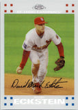 2007 David Eckstein Topps Chrome WHITE REFRACTOR 578/660 #212 St. Louis Cardinals