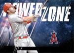 2022 Mike Trout Topps Stadium Club BLACK POWER ZONE 45/99 #PZ-5 Anaheim Angels