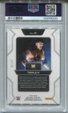 2024 Triple H Panini Prizm WWE GREEN PULSAR PRIZMATIC ENTRANCES 16/25 PSA 9 #13 WWE Legend 5333