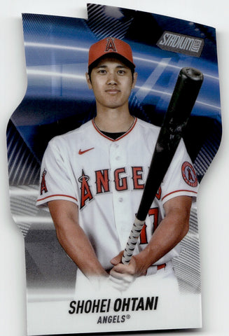 2022 Shohei Ohtani Topps Stadium Club TRIUMVIRATES DIE CUT #T-18 Anaheim Angels