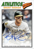 2026 Brent Rooker Topps Heritage REAL ONE AUTO AUTOGRAPH RC #ROA-BRO Oakland A's