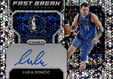 2022-23 Luka Doncic Panini Prizm Fast Brk ON CARD AUTO AUTOGRAPH #FB-LDM Dallas Mavericks