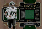 2022 Garrett Wilson Panini Select COPPER PRIZM ROOKIE SWATCHES JERSEY 12/49 RELIC RC #RSW-6 New York Jets