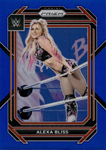 2023 Alexa Bliss Panini Prizm WWE BLUE 013/199 #139 Monday Night Raw