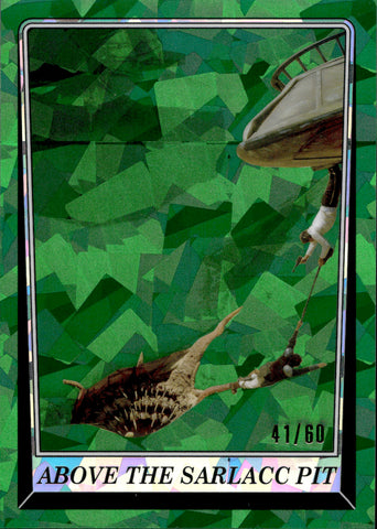 2023 Above the Sarlacc Pit Topps Chrome Star Wars Sapphire Edition RETURN OF THE JEDI EMERALD GREEN 41/60 #144