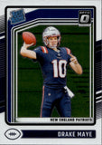 2024 Drake Maye Donruss Optic RATED ROOKIE RC #229 New England Patriots 3