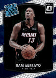 2017-18 Bam Adebayo Donruss Optic RATED ROOKIE RC #187 Miami Heat 3