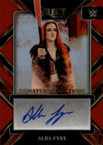 2023 Alba Fyre Panini Select WWE RED SIGNATURE SELECTIONS AUTO 09/49 AUTOGRAPH #SLA-FR NXT