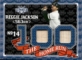 2024 Reggie Jackson Leaf Lumber THE HOME RUN DUAL BAT 1/4 RELIC #THR-64 New York Yankees HOF