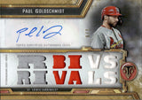 2020 Paul Goldschmidt Topps Triple Threads GOLD JERSEY AUTO 1/9 AUTOGRAPH #TTAR-PG1 St. Louis Cardinals