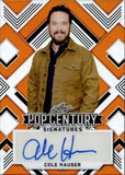 2022 Cole Hauser Leaf Pop Century ORANGE AUTO 09/10 AUTOGRAPH #BA-CH1 Yellowstone