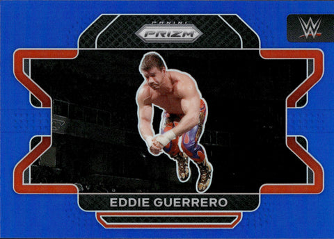 2022 Eddie Guerrero Panini Prizm WWE BLUE 154/199 #77 WWE Legend