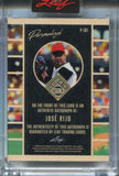 2025 Jose Rijo Leaf Seasons in The Sun PINK FOIL PERSONALIZED 90WS MVP AUTO 2/7 AUTOGRAPH #P-JR1 Cincinnati Reds