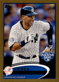 2012 Derek Jeter Topps Update GOLD BORDER 1211/2012 #US119 New York Yankees HOF