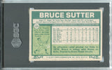 1977 Bruce Sutter Topps ROOKIE RC SGC 8 #144 Chicago Cubs HOF 3970