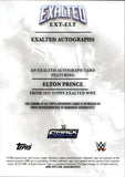 2025 Elton Prince Topps Exalted SKY BLUE AUTO 52/99 AUTOGRAPH #EXT-ELT Friday Night Smackdown
