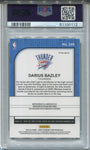2019-20 Darius Bazley Panini NBA Hoops PREMIUM STOCK PULSAR ROOKIE RC PSA 10 #249 Oklahoma City Thunder 0112