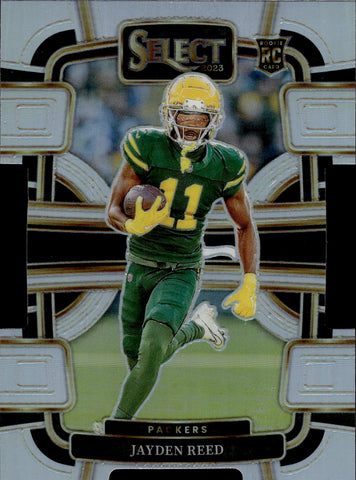2023 Jayden Reed Panini Select SILVER DIE CUT ROOKIE Green Bay Packers #38